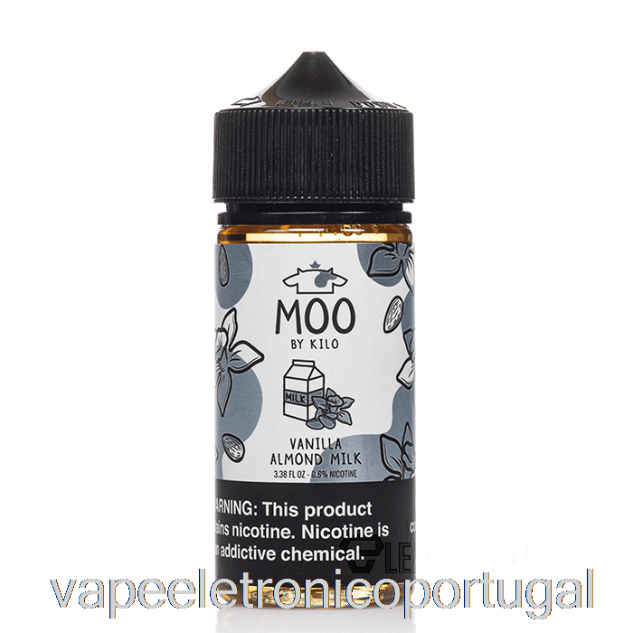 Vape Eletrônico Leite De Amêndoa Baunilha - Moo E-liquids - 100ml 0mg